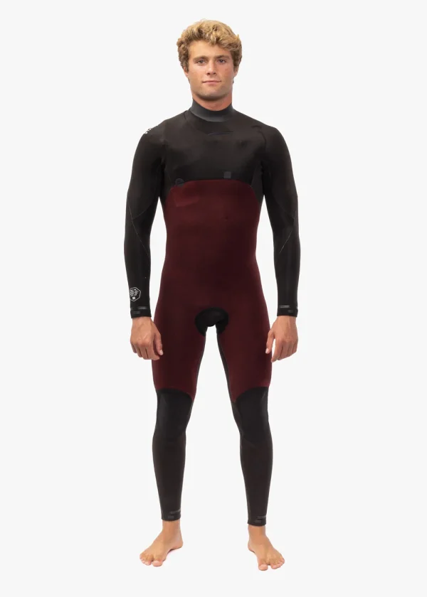 Vissla 7 Seas Comp 4-3 Full Chest Zip Wetsuit - Imagen 3
